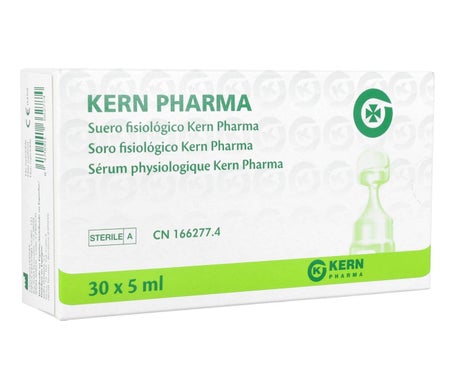 Solution saline stérile unidose de Kern Pharma 5ml X 30 pcs