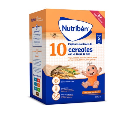 Nutriben 10 Cereales Miel 600g