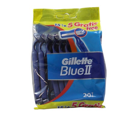 Rasoir fixe Gillette Blue II 20 pièces