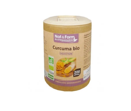 Nat & Form Curcuma Bio 200 Gélules