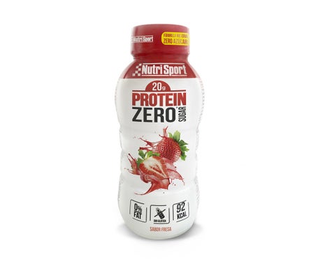 NutriSport Protein Zero Sugar Fraise Shake 330 ml