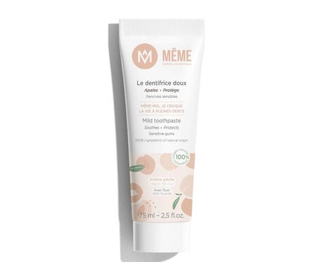 MEME Dentifrice Doux 75ml Ar&ocirc;me P&ecirc;che M&Ecirc;ME