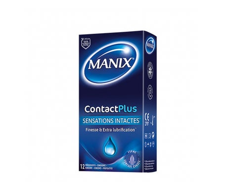 Manix Contact Plus Préservatif 12uts