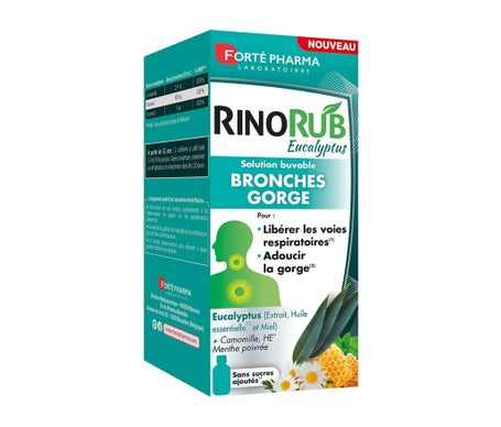 Forté Pharma Rinorub Bronches et Gorge Eucalyptus 120ml