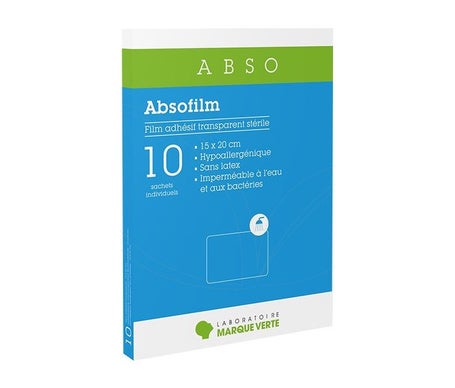 Marque Verte Absofilm Pansements Adhésifs 10x12cm 10uts