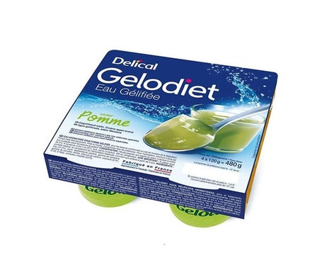 Delical Gelodiet Eau gel Pomm 4X120