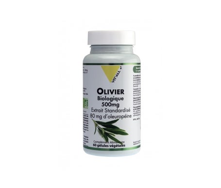 Vit'All+ Olivier Bio Extrait Standardisé 500mg 60 Gélules