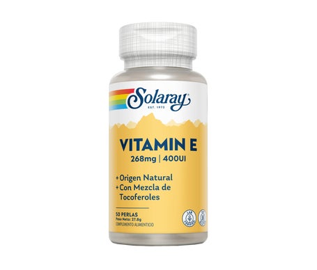 Solaray Vitamine E 400IU 50 Perles