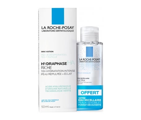La Roche-Posay Hydraphase Ha Riche 50ml + Eau Micellaire 50ml