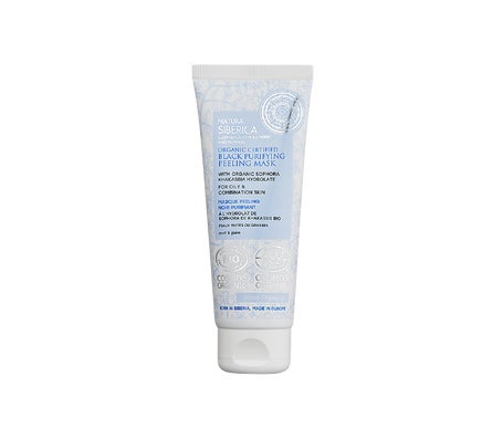 Natura Siberica Masque exfoliant noir purifiant 75ml