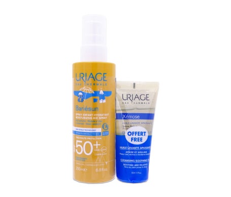 Uriage Set Bariésun Spray Enfant Spf50+ 200ml + Xémose Huile 50ml
