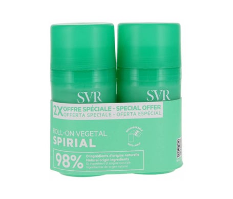 SVR  Spirial D&eacute;odorant 24h V&eacute;g&eacute;tal Roll-On 2x50ml