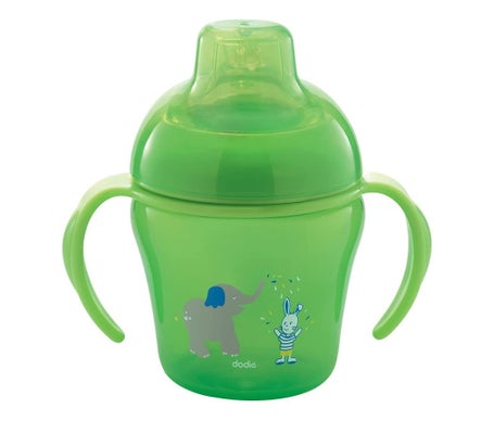 Dodie Tasse d'Apprentissage Silicone Vert 200ml +6 mois