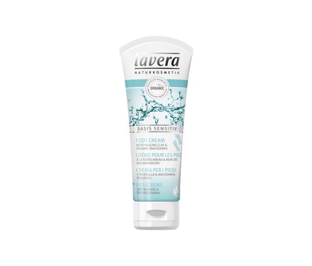 LAVERA Cr&egrave;me pour les pieds Macadamia et Terra amena BASIS 
