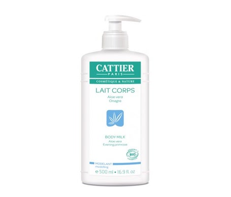 Cattier Lait Corps Modelant Aloe Vera Onagre 500ml