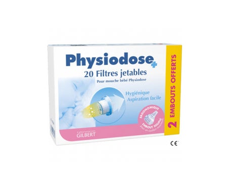 Physiodose Filtre + Embout B/20+2