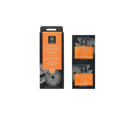 Apivita Face Mask Radiance Orange 2x8ml