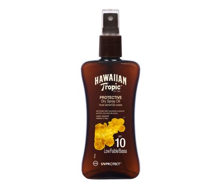Hawaiian Tropic Tropic Protective Dry Spray Oil Spf10 Low 200ml Vapo Vapo