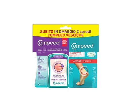 Compeed Pack Pansement Ampoules Moyen + Bouton de Fièvre
