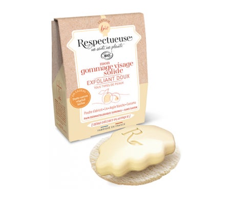 Respectueuse Kit Mi Exfoliante Facial Sólido 35g + Porta Jabón