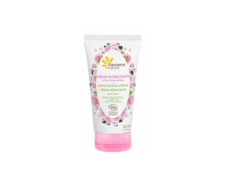 Fleurance Nature Crème Hydratante À L'Eau Florale De Rose 50ml