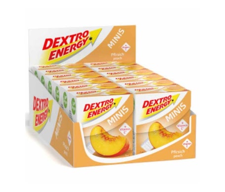 Dextro Energy Pack Peach Minis 12Uts Taille 12