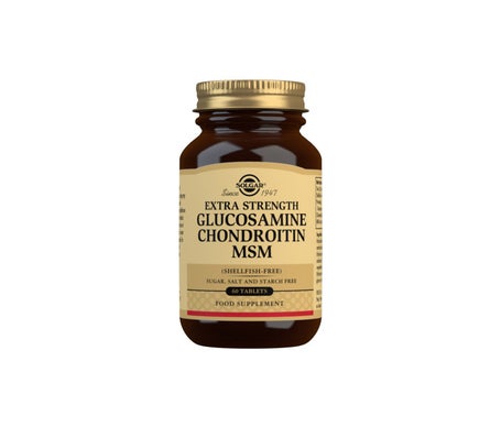 Solgar glucosamine Chondroïtine Msm Complexe 60 Comprimés