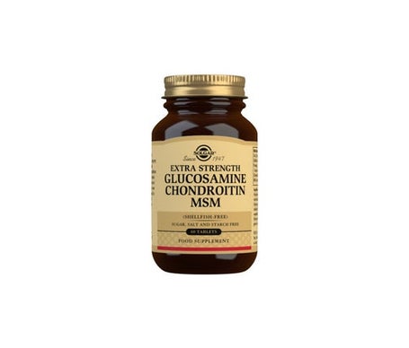 Solgar glucosamine Chondroïtine Msm Complexe 60 Comprimés