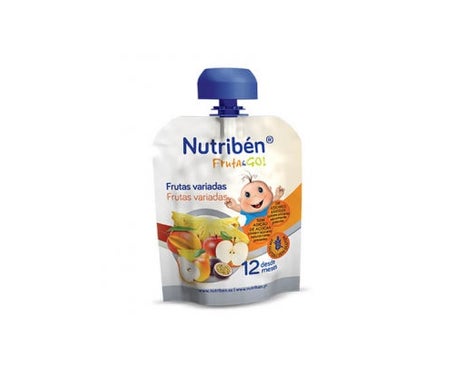 Nutriben Fruit&Go Varied Fruit 90 g