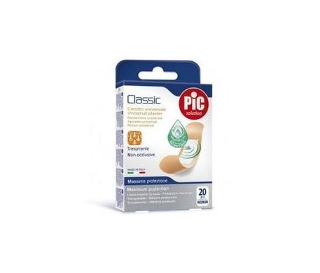 Pic Solution Classic Pansement Adhésif Moyen 20uts