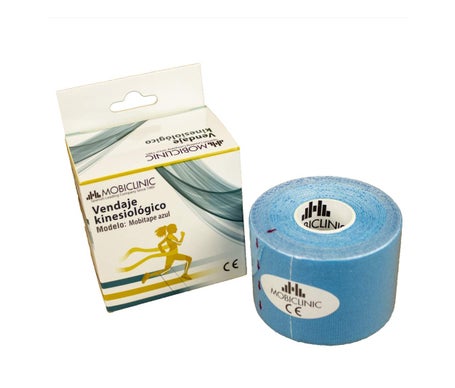 Pansement kinésiologique Mobiclinic bleu