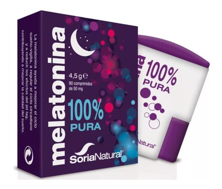 Pharmasor Mélatonine 100% Pure 1mg 90 Comprimés