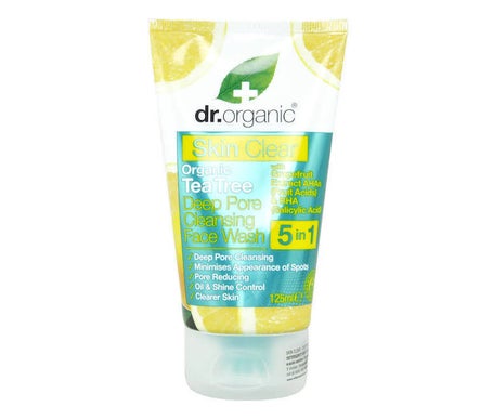 Dr.Organic SkinClear Face Wash 125ml