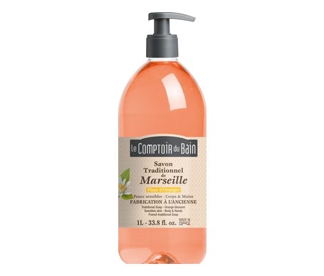 Le Comptoir Du Bain Savon Traditionnel De Marseille Fleur D'Oranger 1L