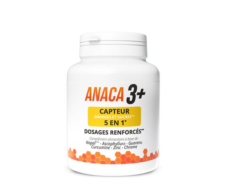 Anaca3+ Capteur Graisses et Sucres 5 en 1 120 gélules