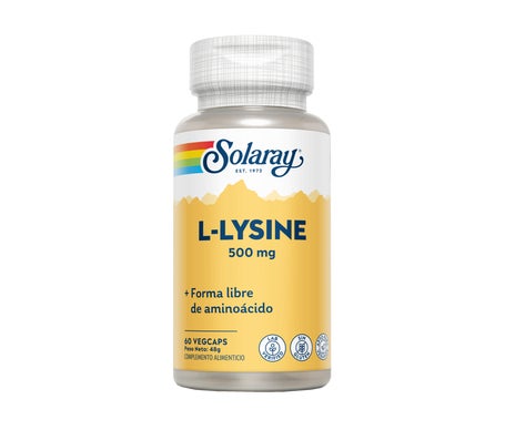 Solaray L Lysine 500mg 60caps