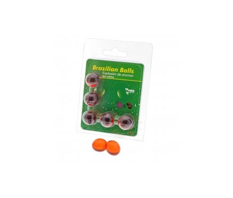 Diverty Sex Taloka Brazilian Balls Intimate Gel Strawberry & Chocolate 5uds