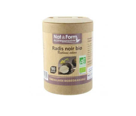 Nat&Form Eco Radis Noir Bio 90 Gélules