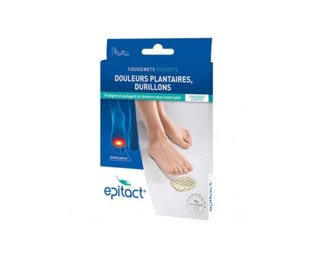 Epitact Douleurs plantaires Durillons Coussinets discrets 1 paire