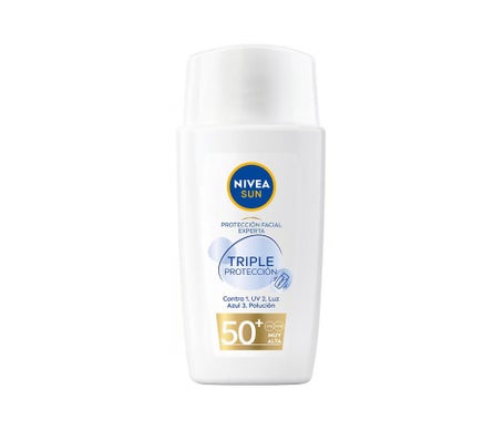 Nivea Sun Triple Protection Fluide Visage Ultraléger Spf50 40ml
