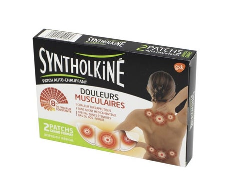 Synthol Syntholkiné Patch Chauffant grand Format 2 Patchs