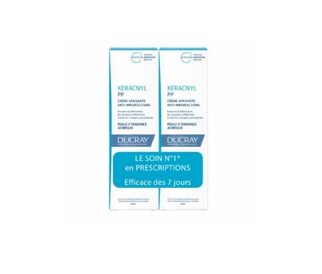Ducray Keracnyl PP Crème Apaisante Anti-Imperfections 2x30ml
