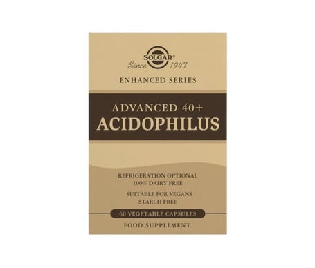 Solgar Advanced 40+ Acidophilus 60 Gélules Végétales