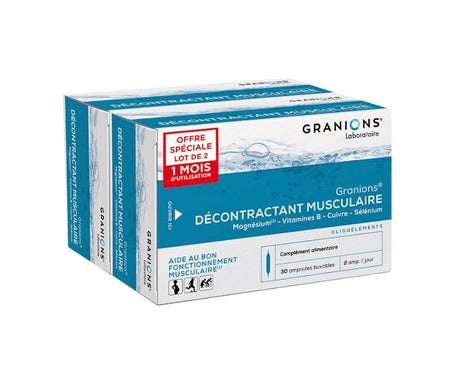 Granions ' Décontractant Musculaire Lot De 2x30 Ampoules