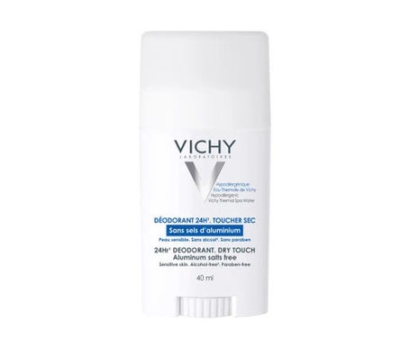 Vichy Déodorant 24h Toucher Sec Sans Sels D'Aluminium Stick 40ml