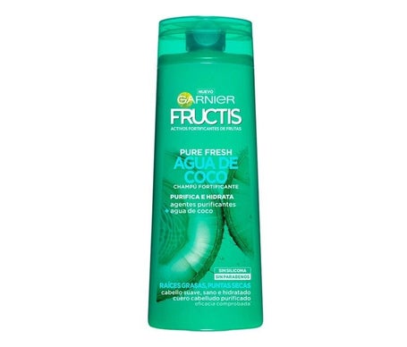 Garnier Fructis Pure Fresh Agua Coco Champú Fortificante 360ml