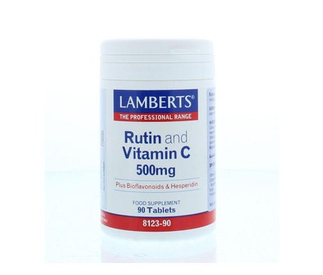Lamberts Rutina y Vitamina C 500mg + Bioflavonoides 90comp