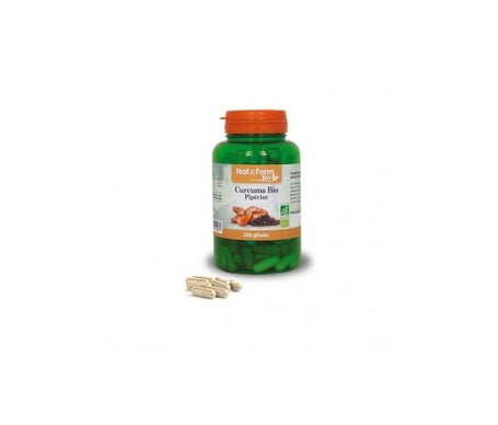 Nat&Form Curcuma pipérine bio 200 Gélules