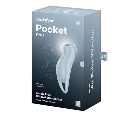 Satisfyer Pocket Pro 1 Stimulateur Clitoris Bleu Clair 1ut