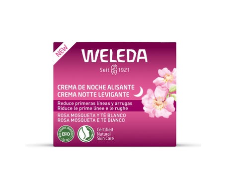 Weleda Crema de Noche Alisante Rosa Mosqueta y Té Blanco 40 ml